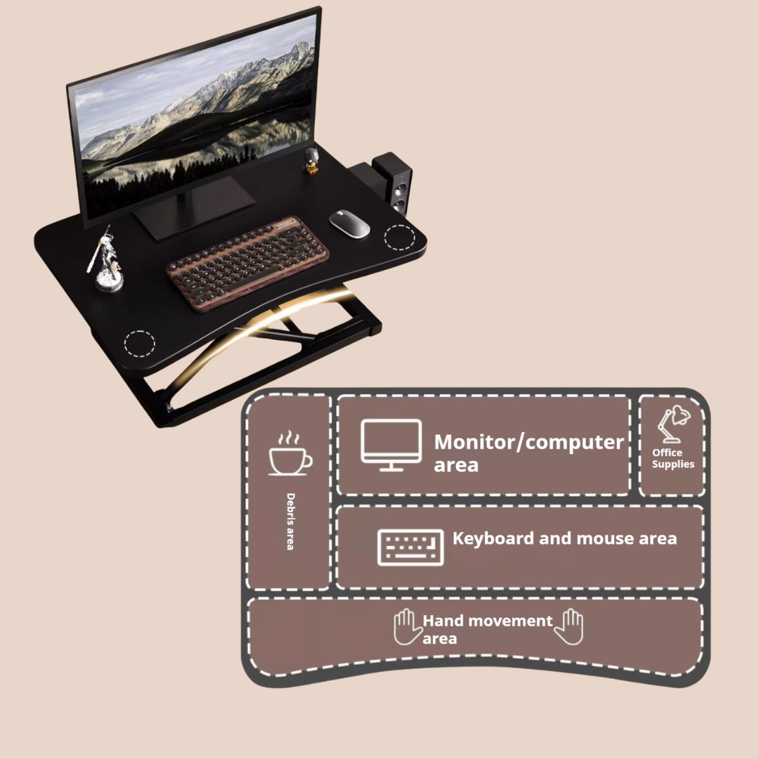 Stand - Up Adjustable - Desk Stand