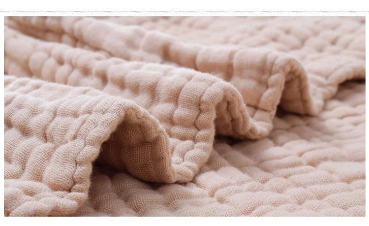 Organic Cotton Blanket Newborn Baby Stuff Muslin Swaddle Wrap Bedding Receiving Blankets Soft 6 Layer Gauze Sleeping Bath Towel