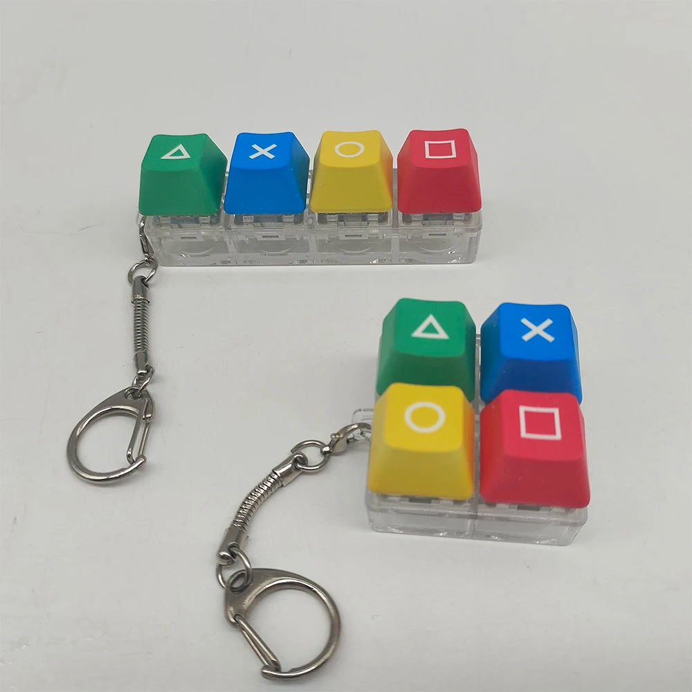 Mechanical Fidget Keyboard Keychain