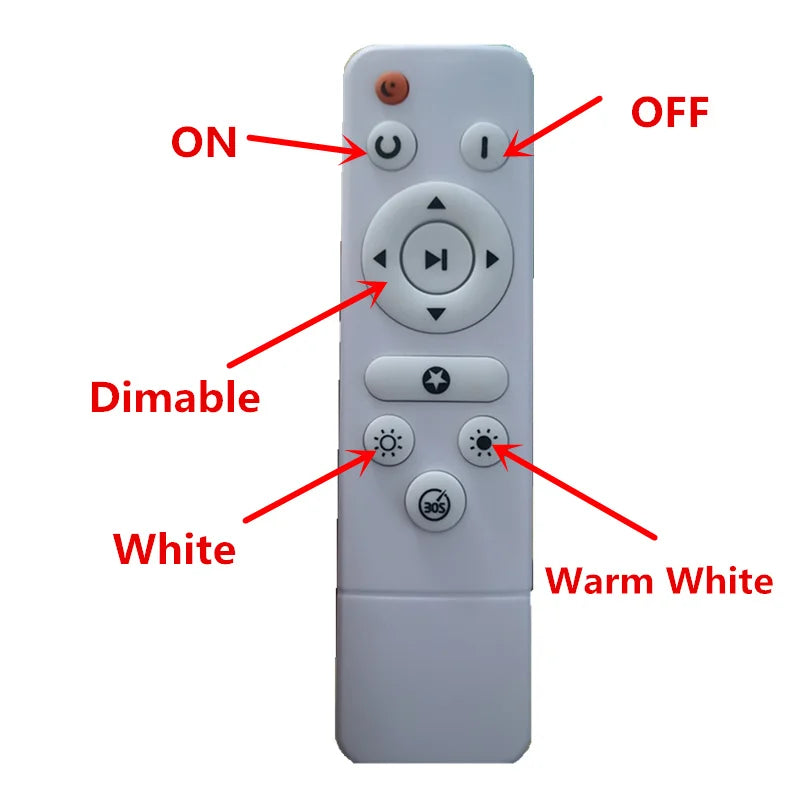 Dimable Module LED Ceiling Lamp dim-able 24W 36W 48W 64W 80W Double Bulb Light Octopus Double Energy Saving Ceiling Decoration
