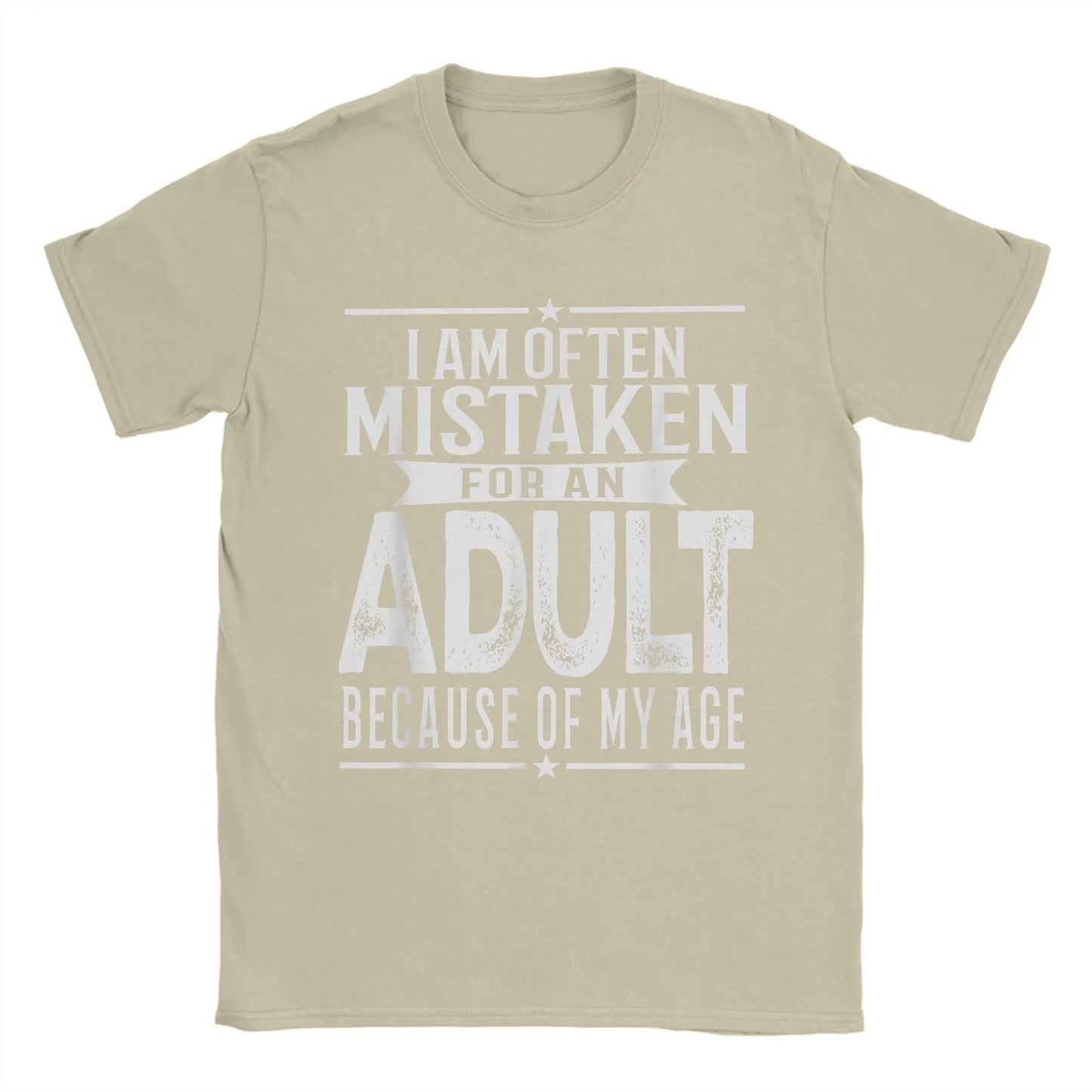Funny Soft Tagless Crewneck Tee