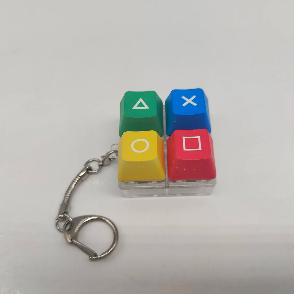 Mechanical Fidget Keyboard Keychain