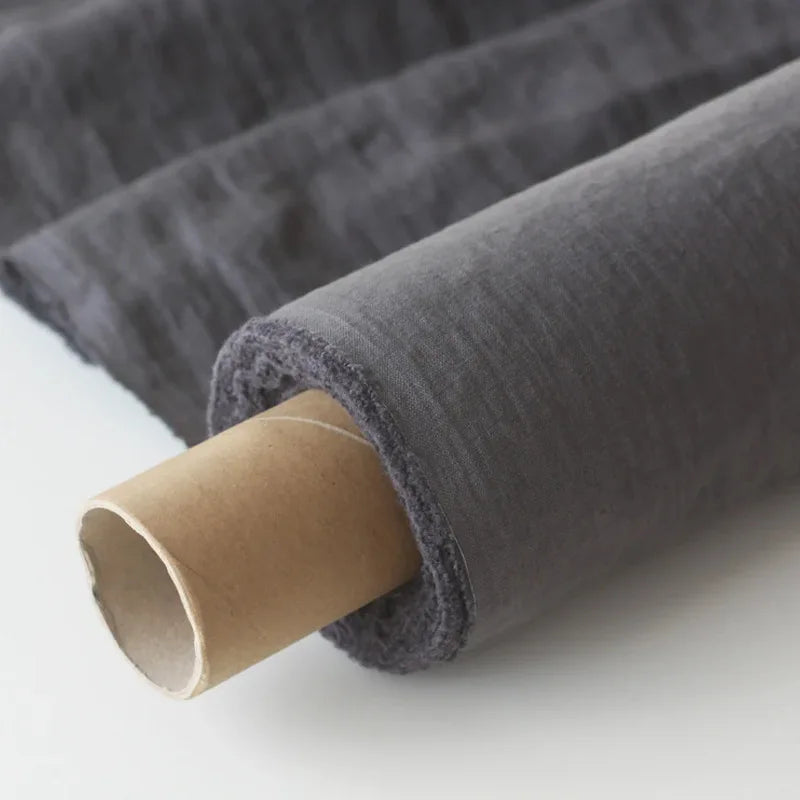 Pure Linen Bed Sheets Pillowcase Stone Washed France Linen Solid Color Breathable Home Textiles Bedding