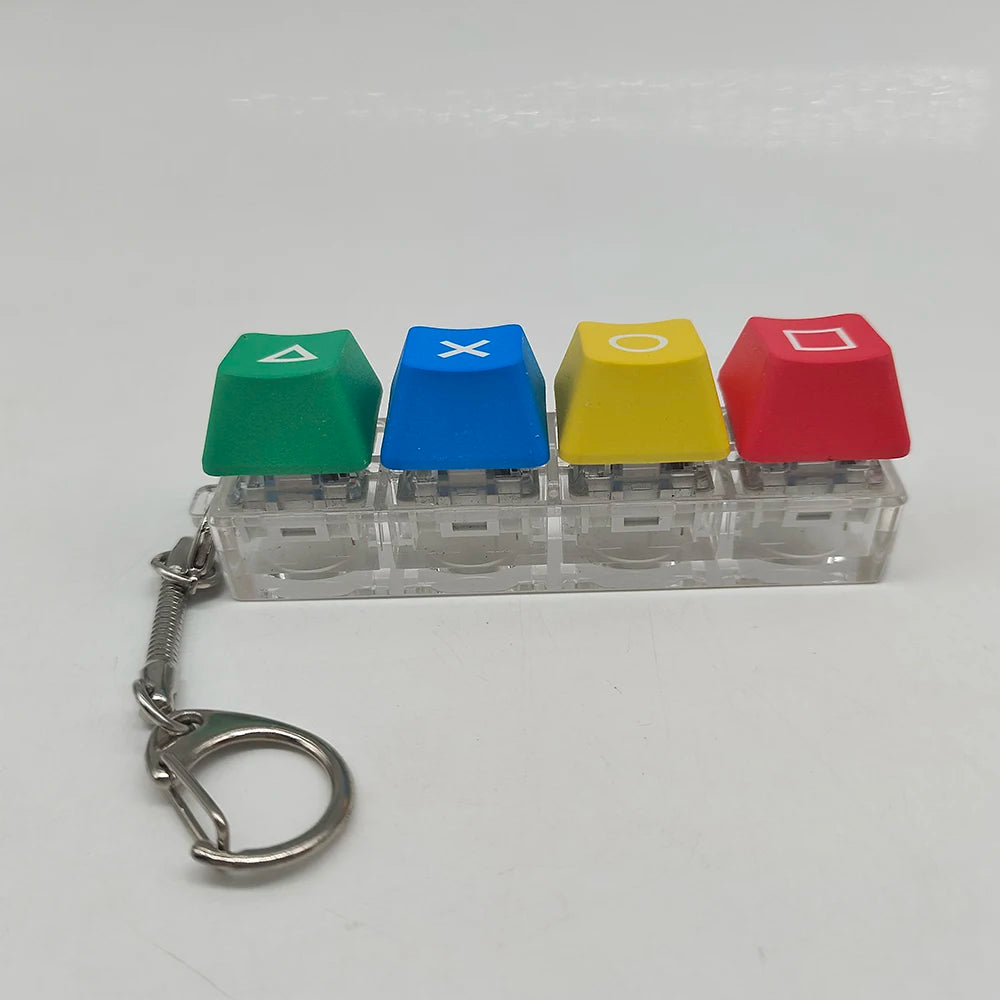Mechanical Fidget Keyboard Keychain