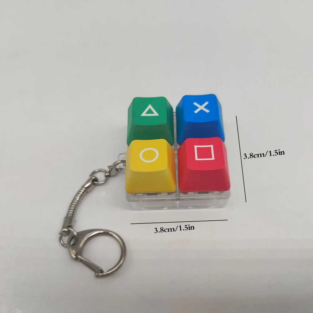 Mechanical Fidget Keyboard Keychain