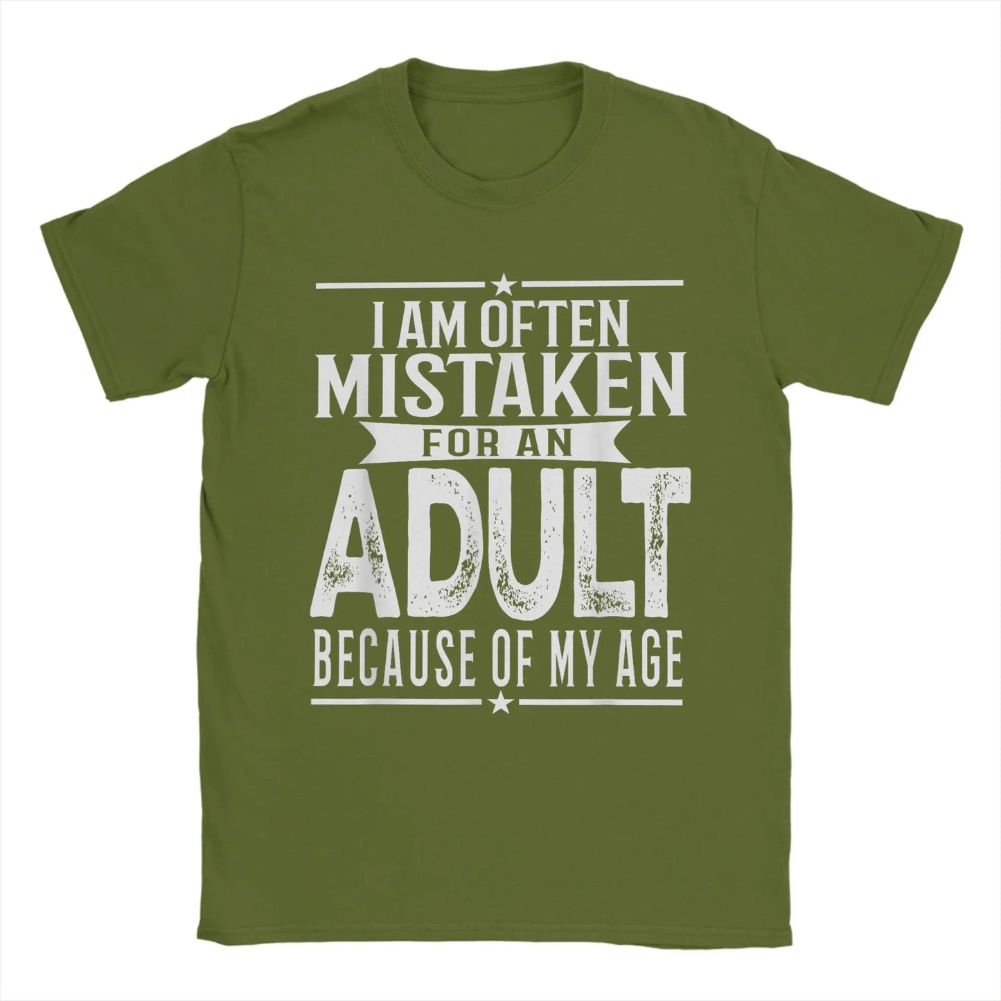 Funny Soft Tagless Crewneck Tee