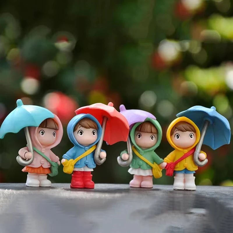 4PCS Cute Umbrella Mini's