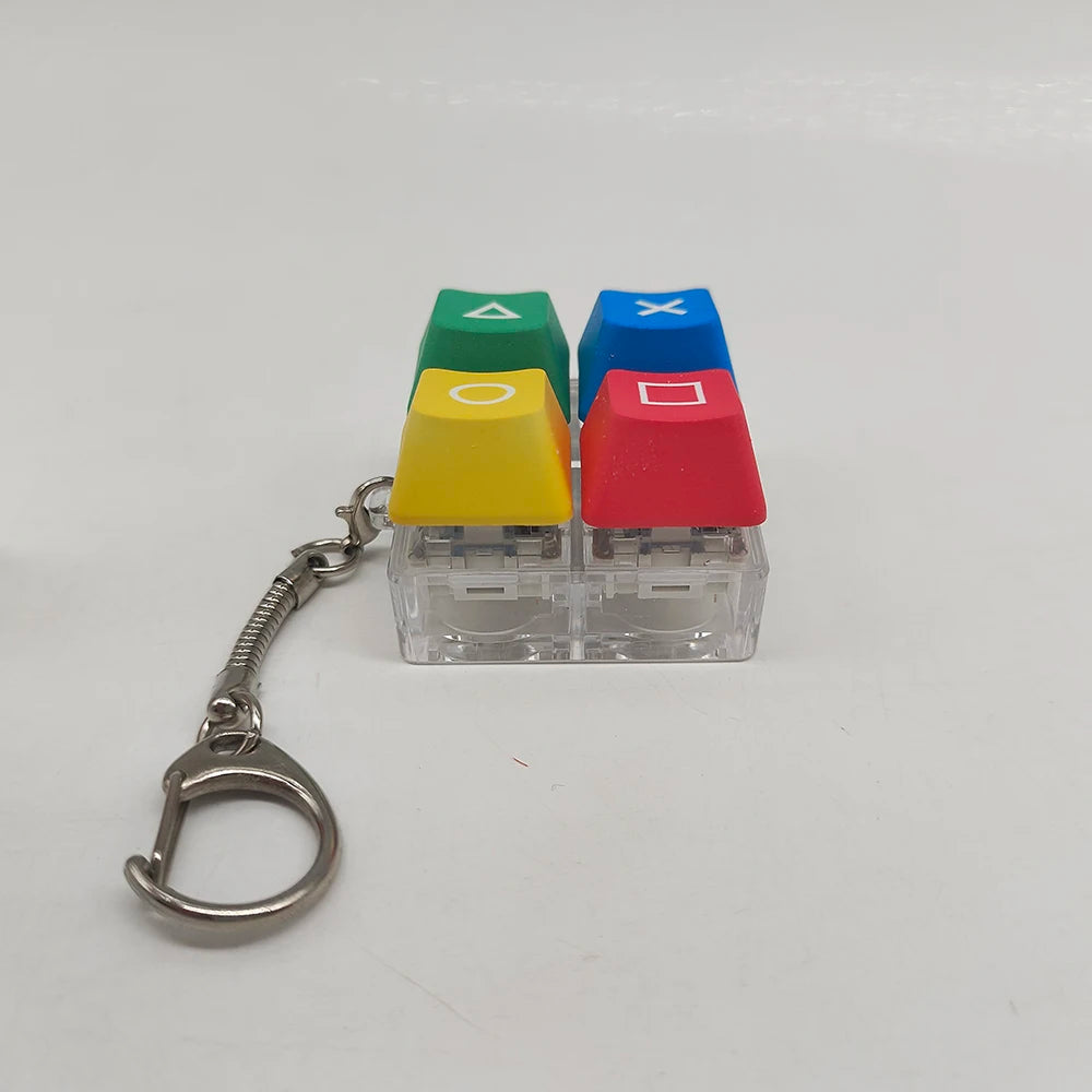 Mechanical Fidget Keyboard Keychain