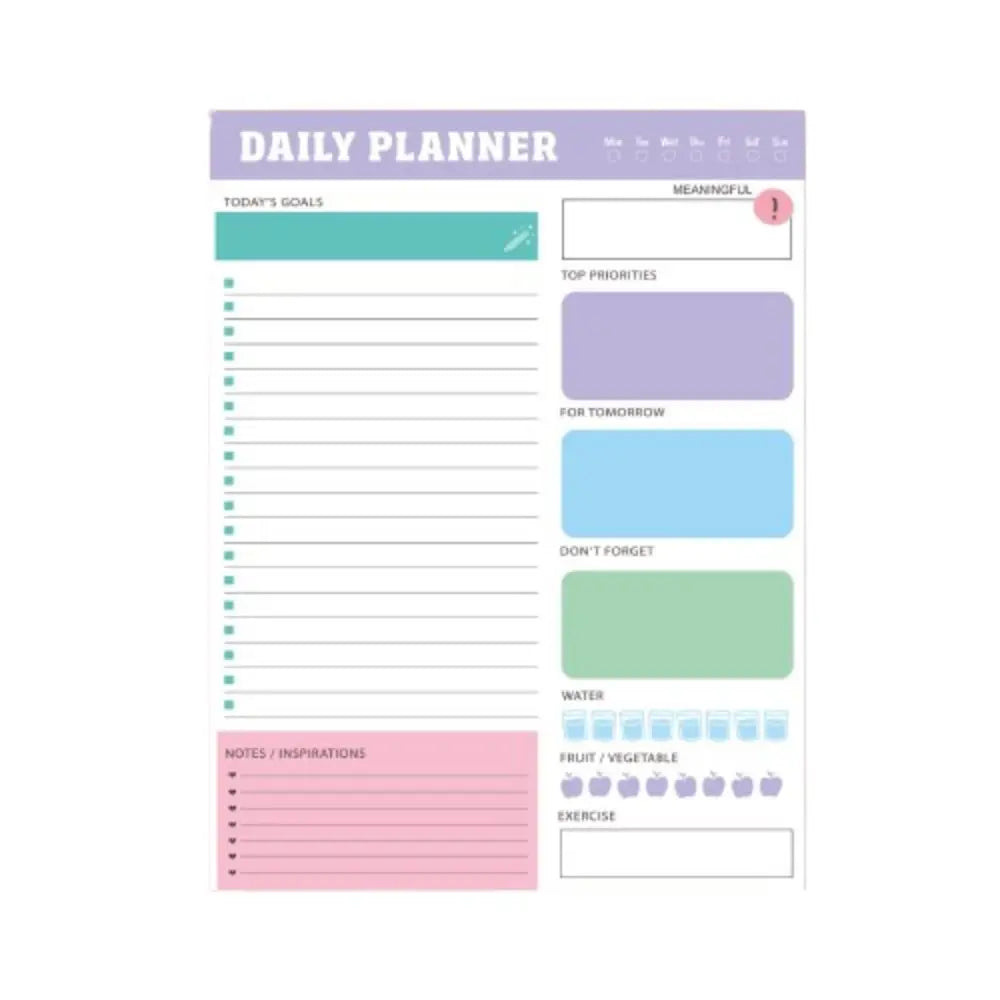 Daily "To Do" List - Easy Tea
