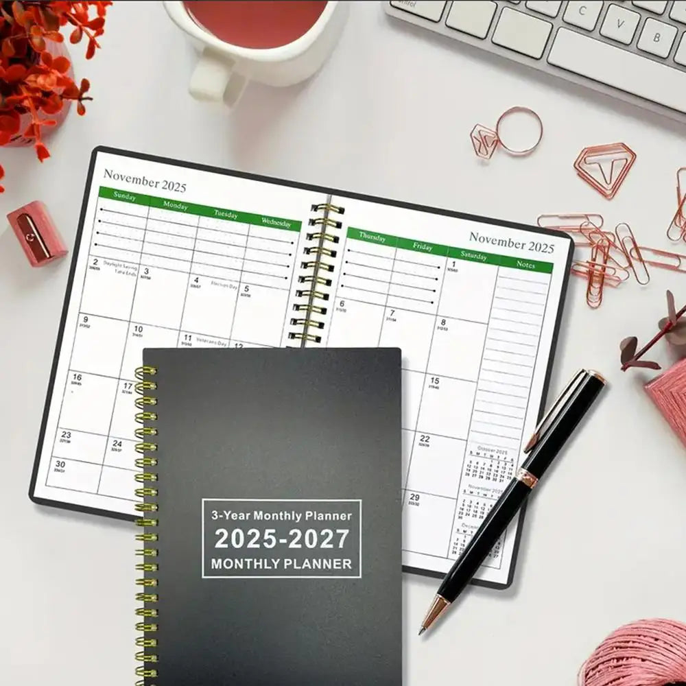 Monthly Planner 2025-2027