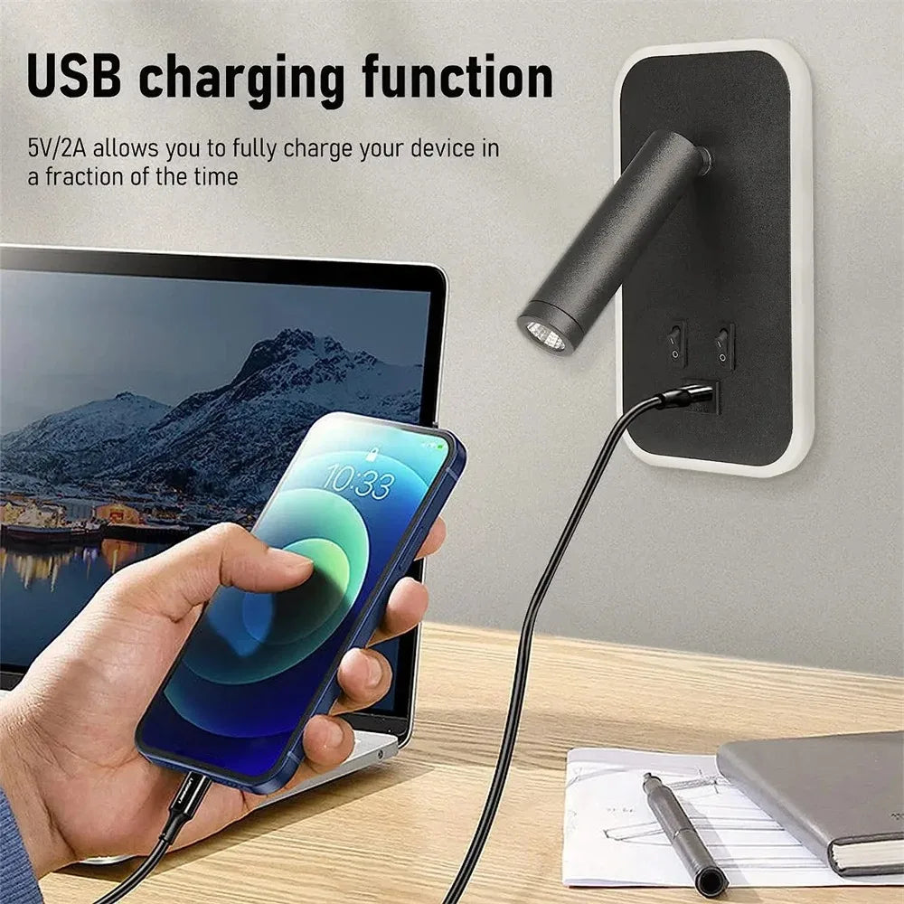 Dimmable LED, Wall Mount Reading Light