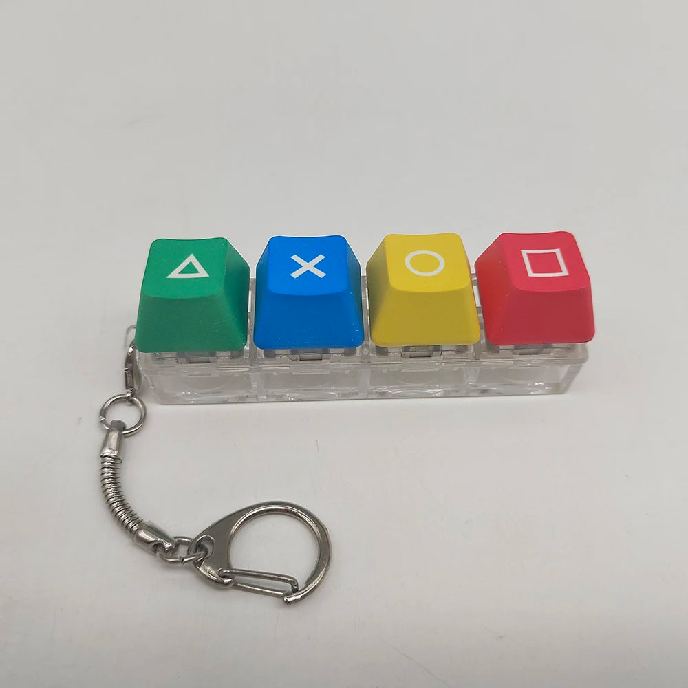 Mechanical Fidget Keyboard Keychain