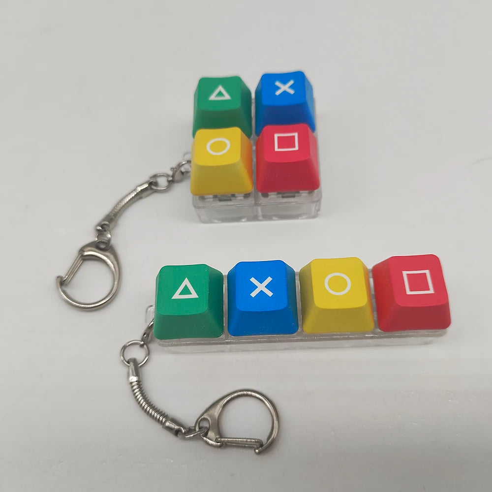 Mechanical Fidget Keyboard Keychain