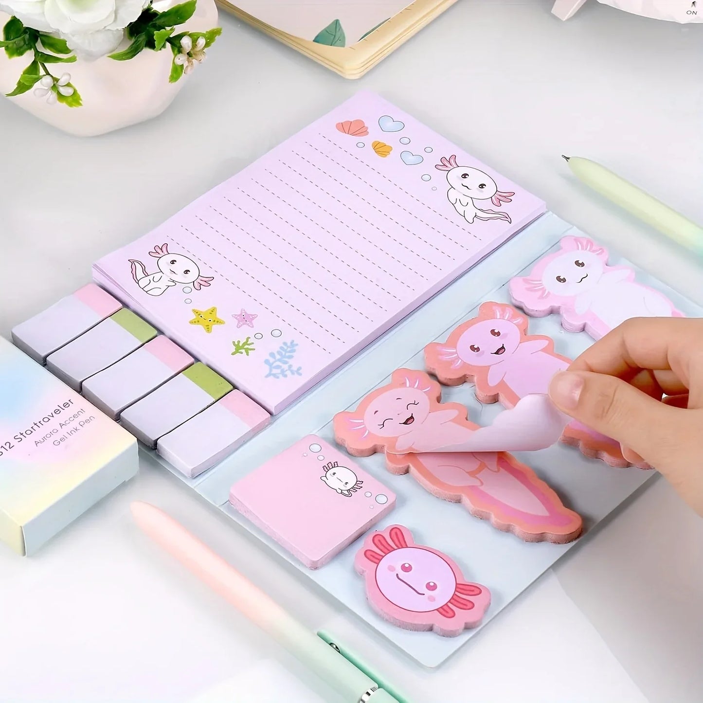 Sticky Notes - Kawai Characters- Multi Size -Multi Pack