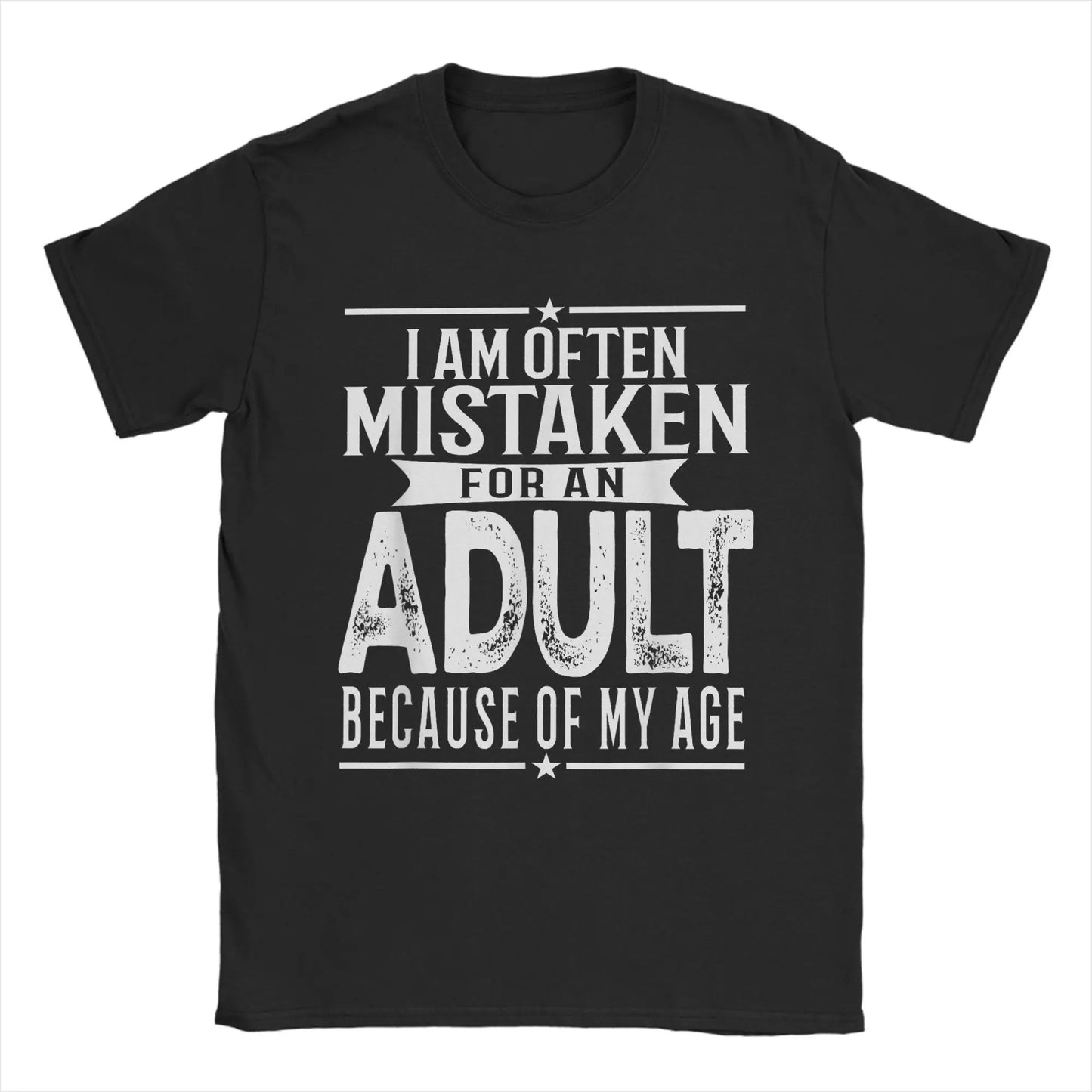 Funny Soft Tagless Crewneck Tee