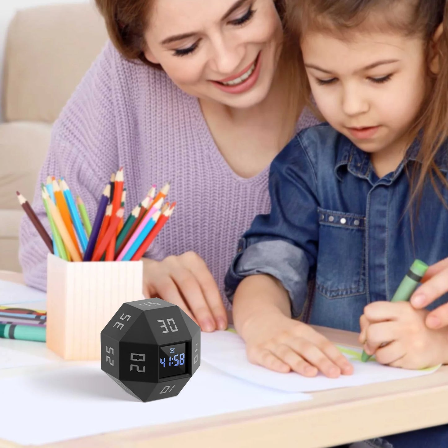 Rotating Cube Timer