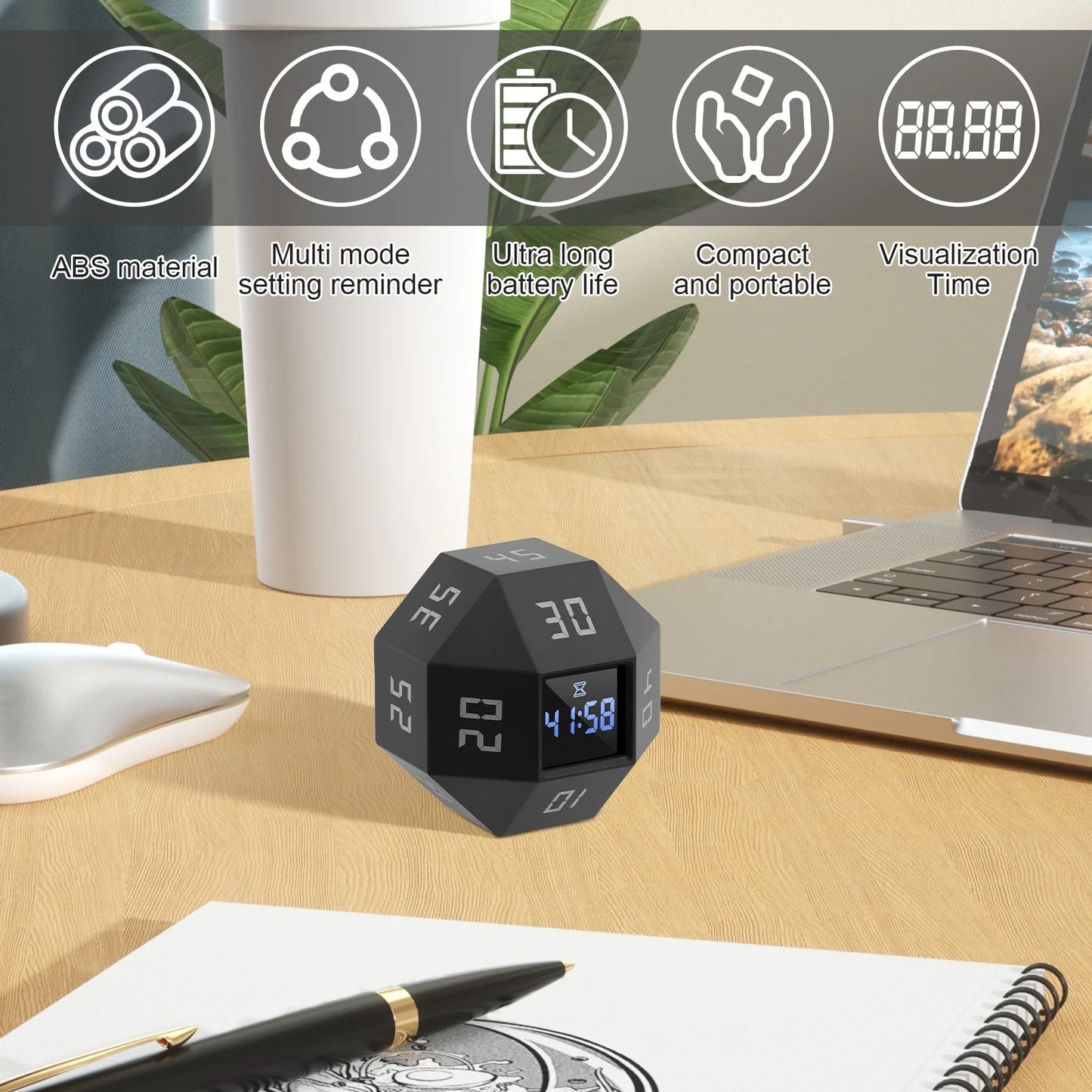 Rotating Cube Timer