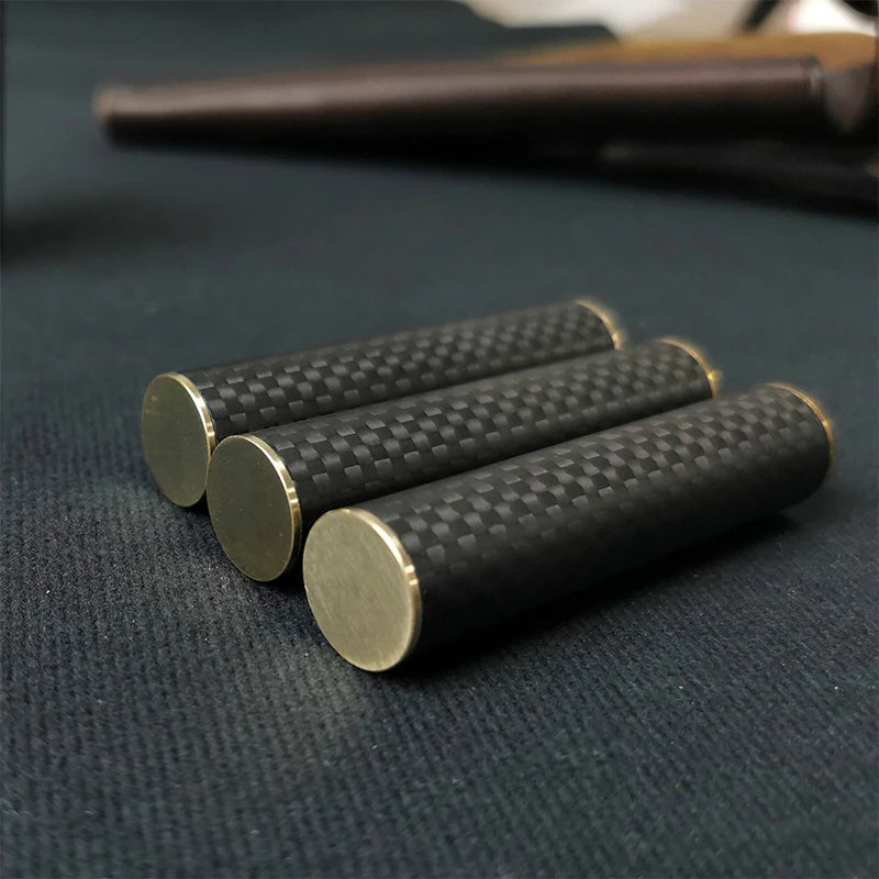 Carbon Fiber Three-section Stick EDC Fidget Spinner