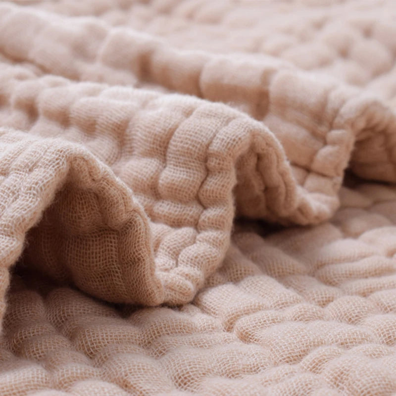 Organic Cotton Blanket Newborn Baby Stuff Muslin Swaddle Wrap Bedding Receiving Blankets Soft 6 Layer Gauze Sleeping Bath Towel