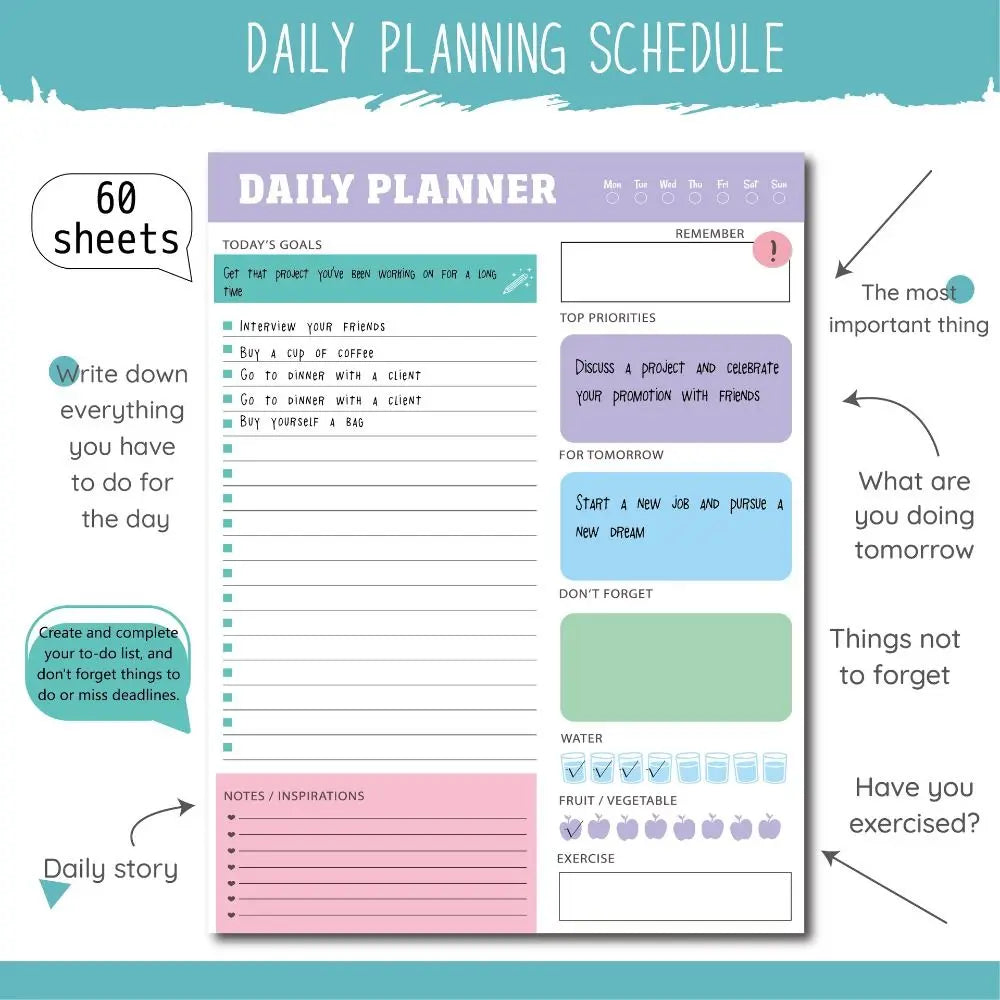 Daily "To Do" List - Easy Tea