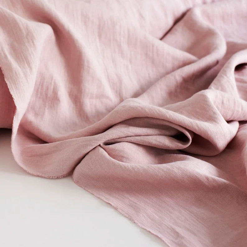 Pure Linen Bed Sheets Pillowcase Stone Washed France Linen Solid Color Breathable Home Textiles Bedding