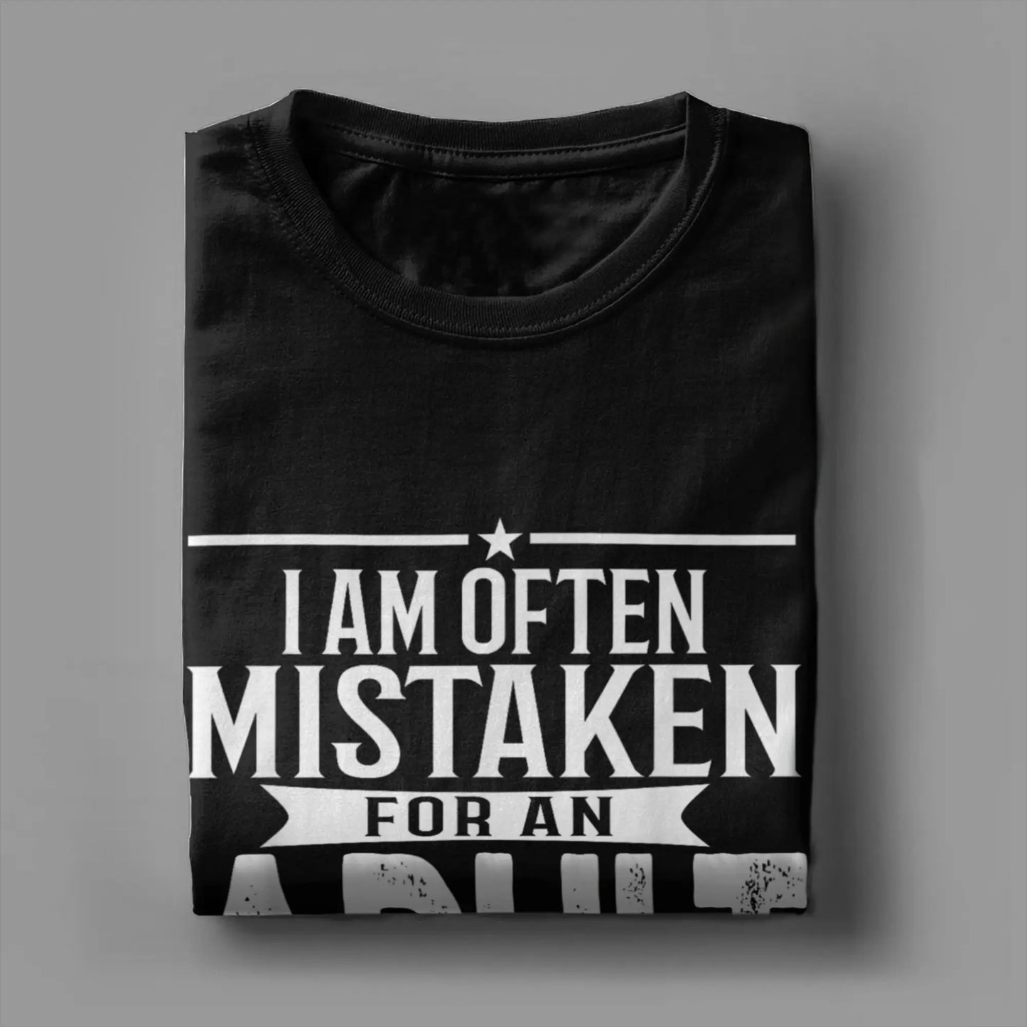 Funny Soft Tagless Crewneck Tee