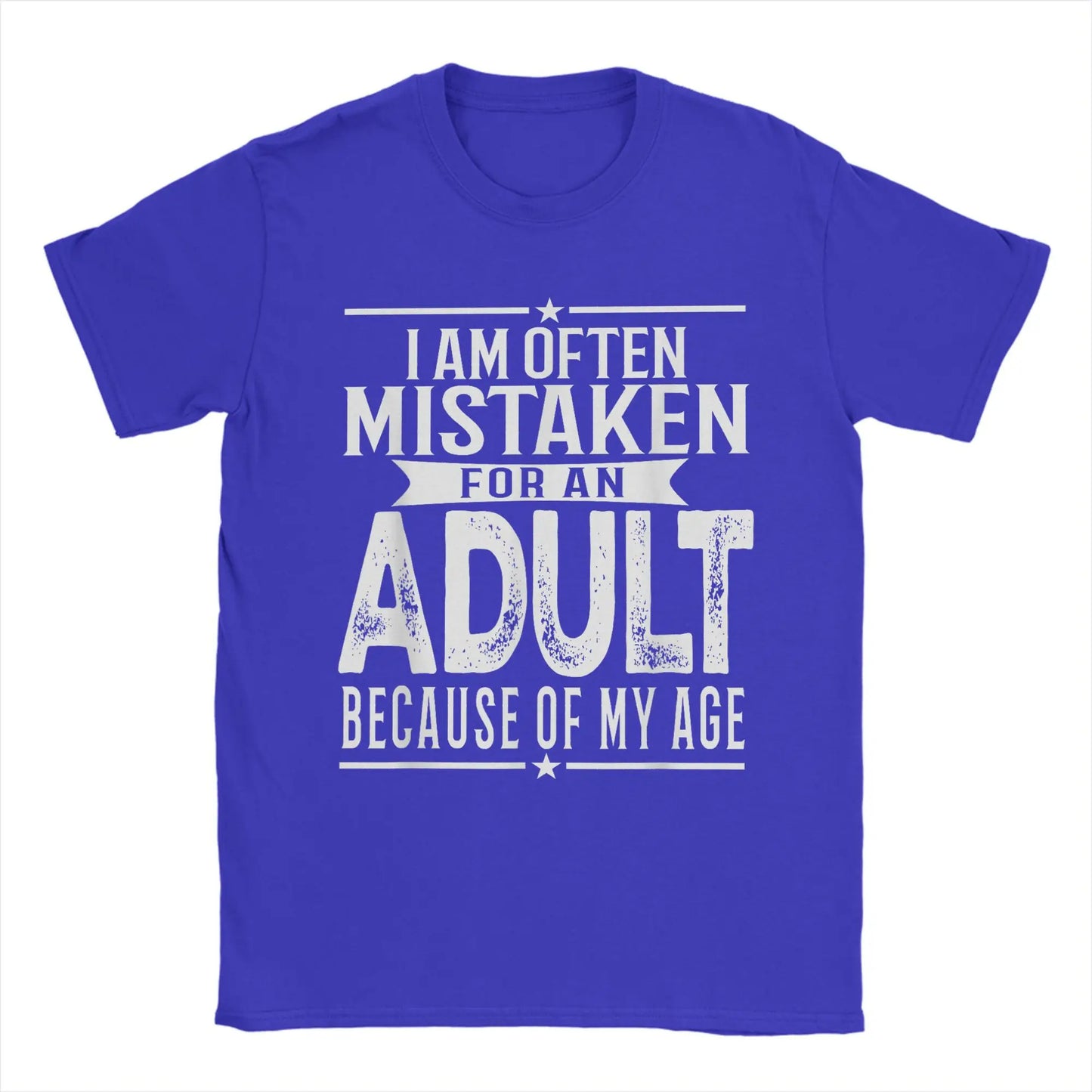 Funny Soft Tagless Crewneck Tee