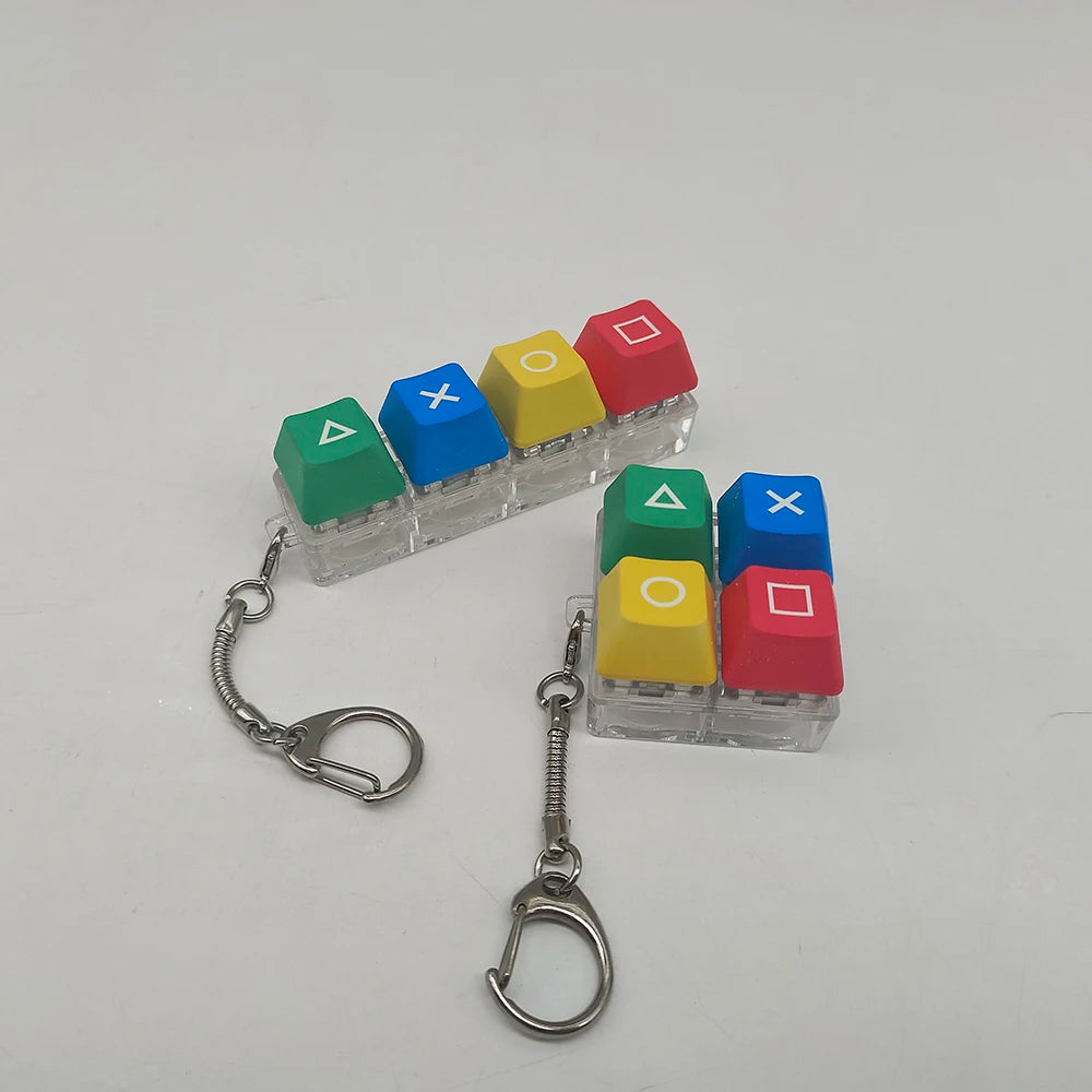 Mechanical Fidget Keyboard Keychain