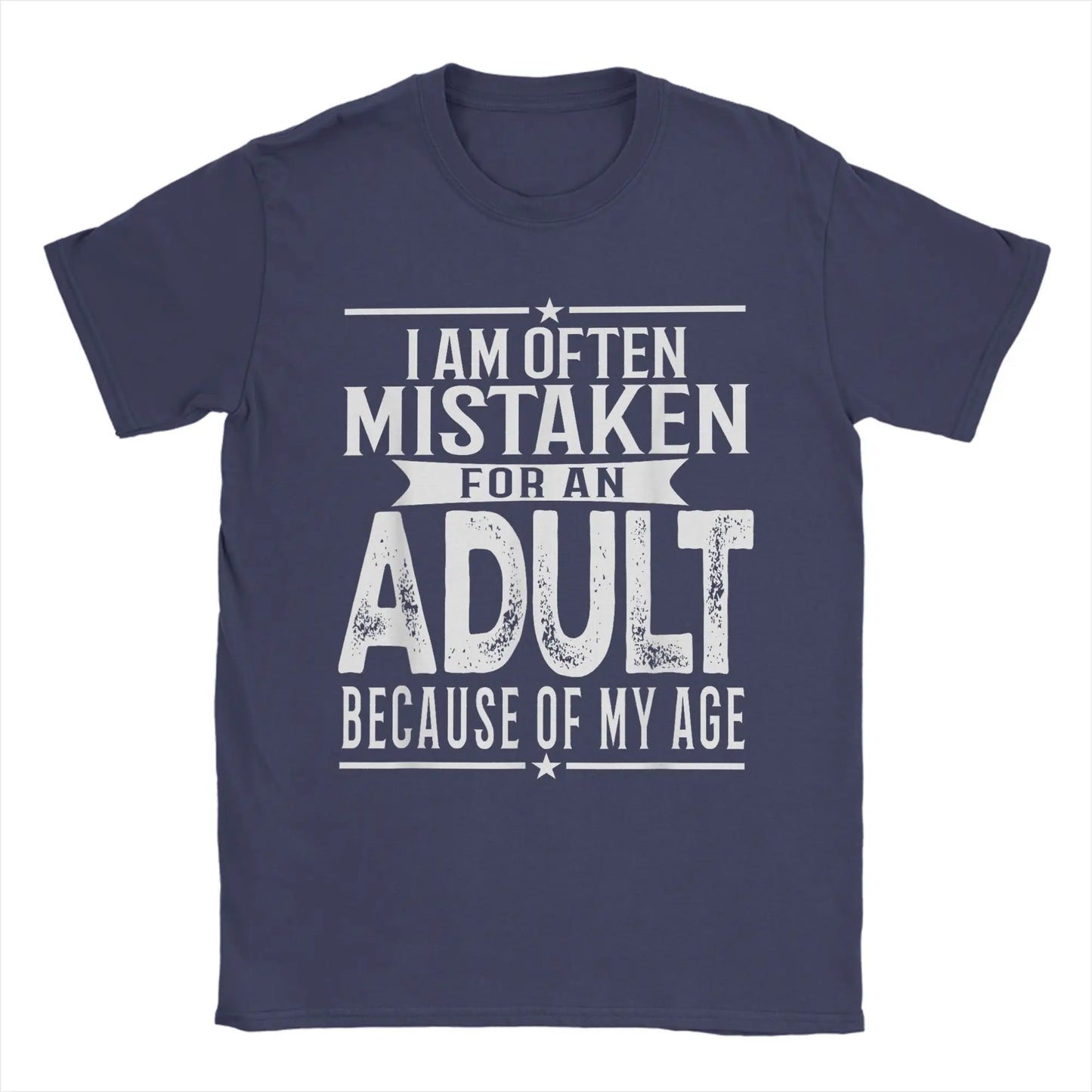 Funny Soft Tagless Crewneck Tee