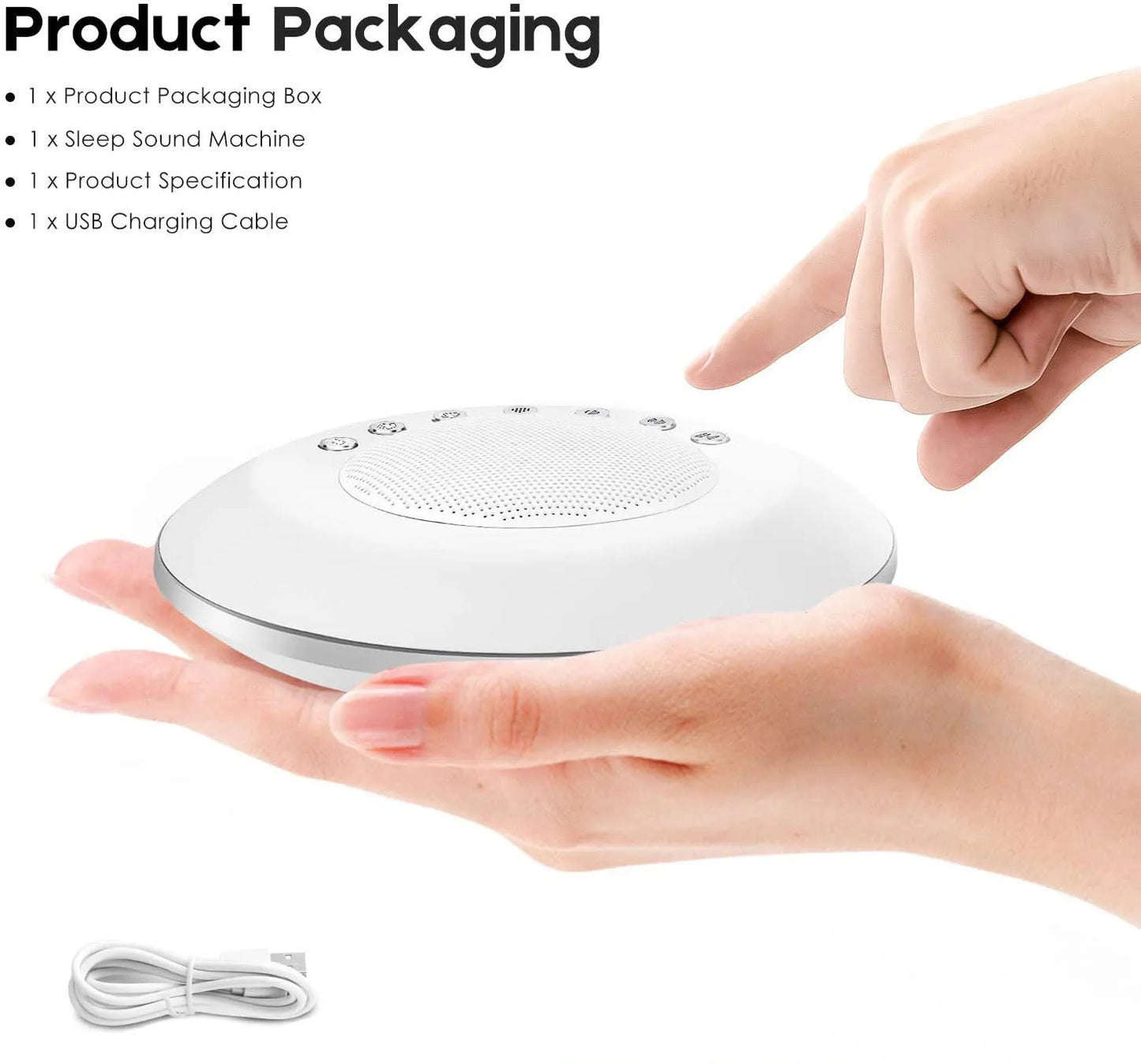 White Noise Sound Machine with Built-in 28 Soothing Sounds