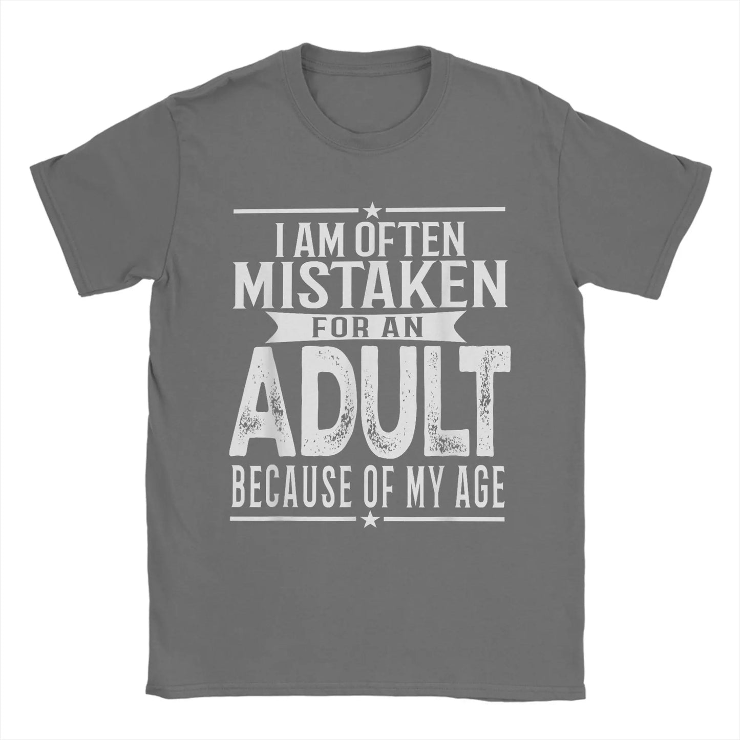 Funny Soft Tagless Crewneck Tee