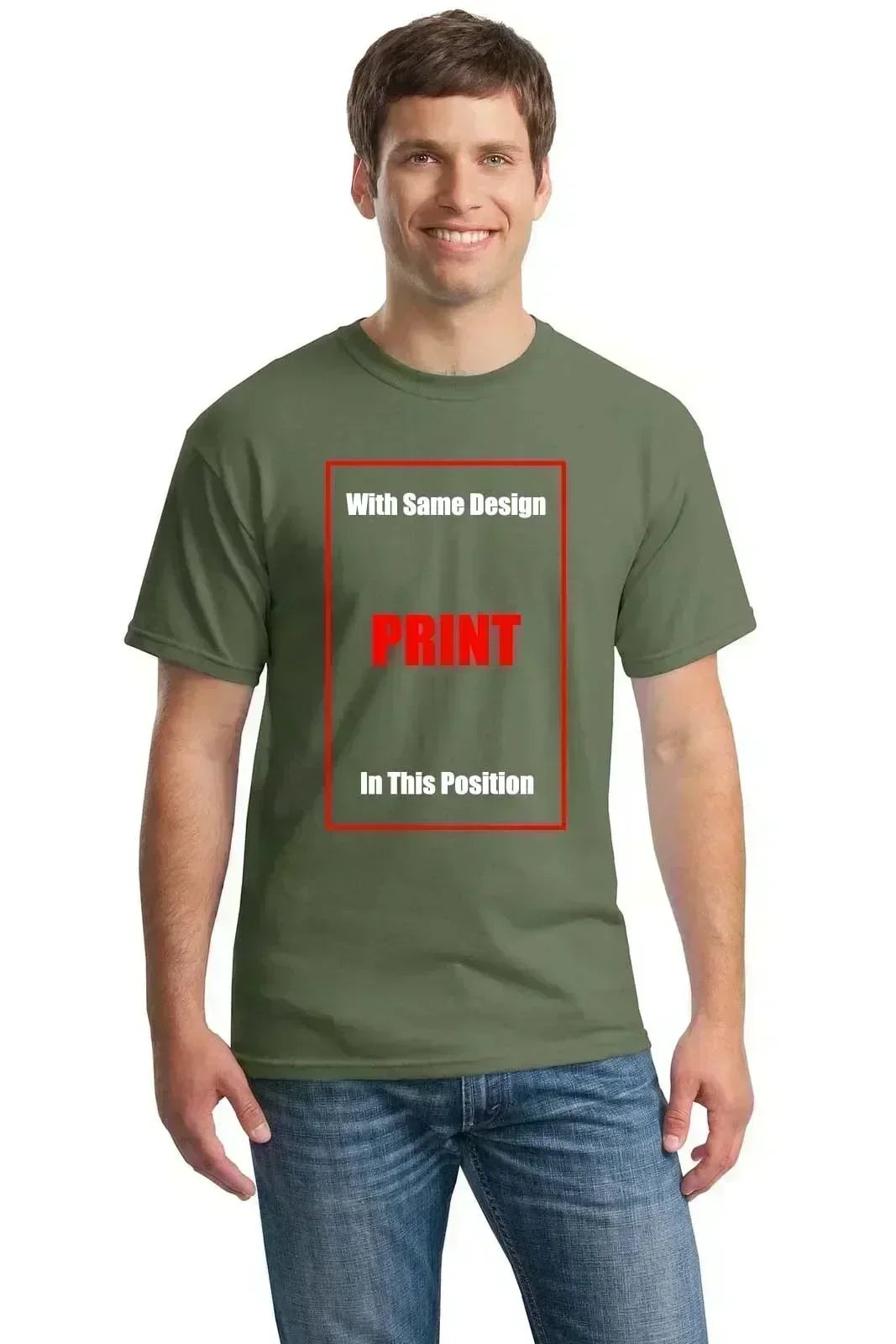 Casual Short Sleeve Cotton Tee shirts "Pumba"