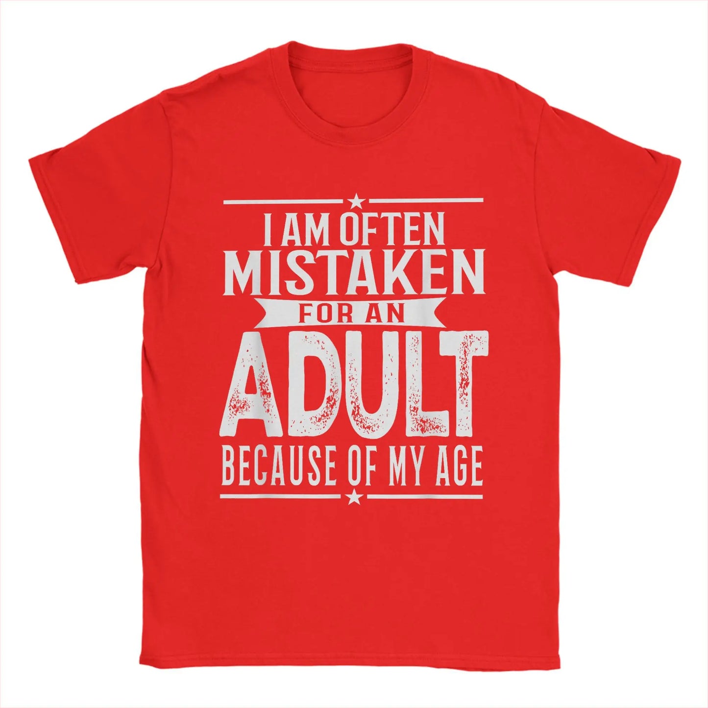 Funny Soft Tagless Crewneck Tee