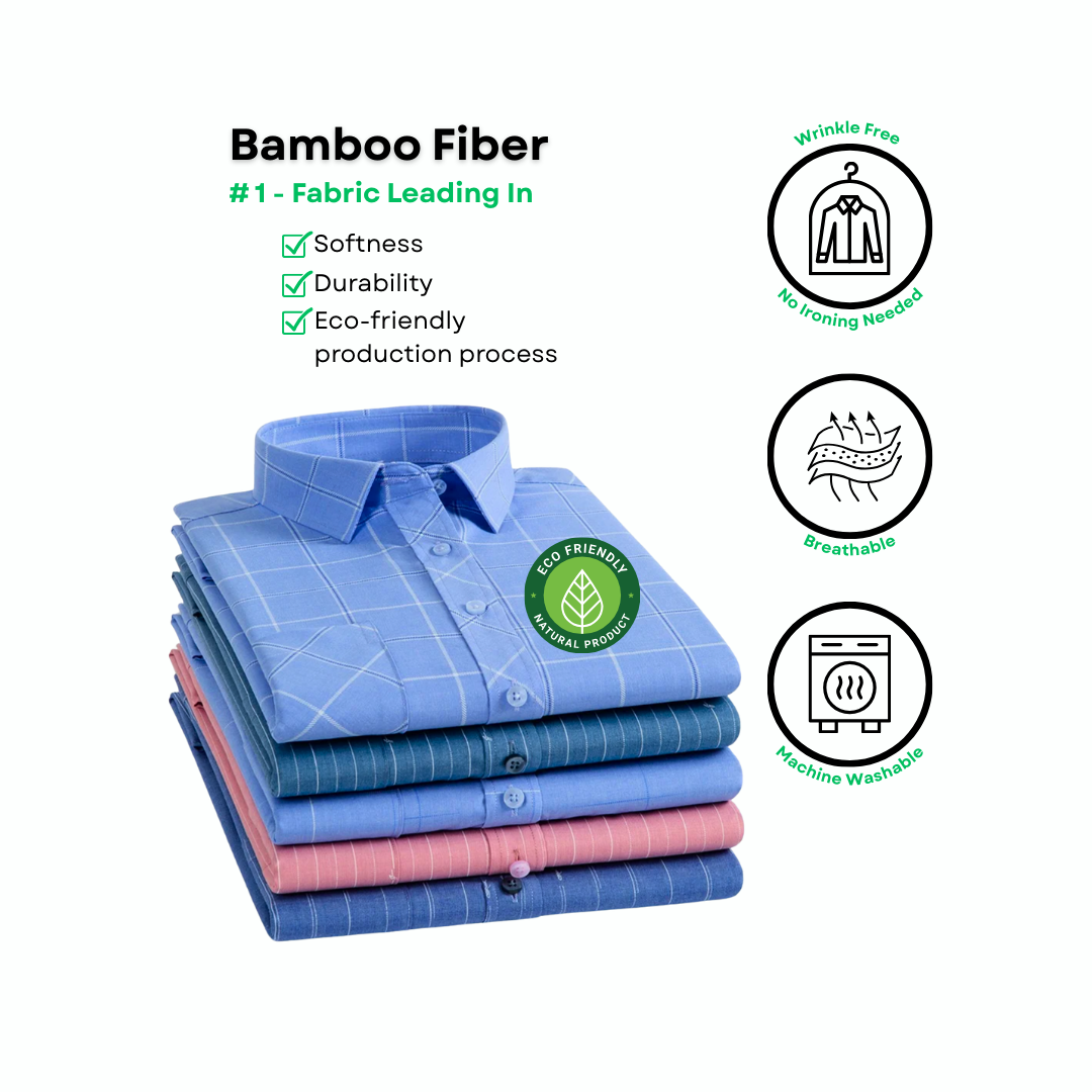 Bamboo Fiber Business Casual - Long Sleeve Shirt