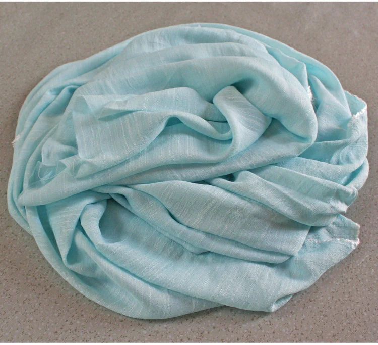 Soft Silk Bamboo Cotton Linen Fabric, Solid Color for Robe, Yoga Clothes, Gallus Lining, Thin, T878
