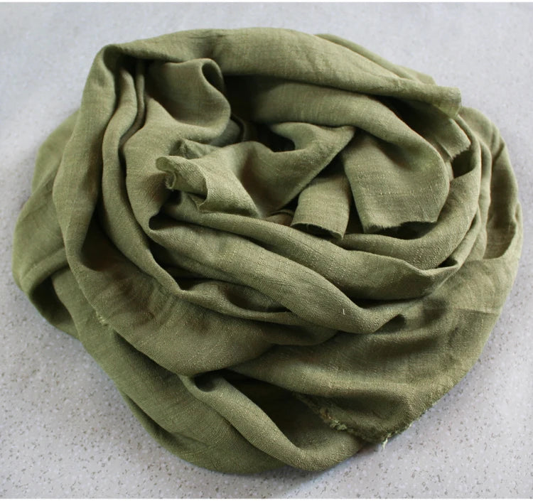 Soft Silk Bamboo Cotton Linen Fabric, Solid Color for Robe, Yoga Clothes, Gallus Lining, Thin, T878