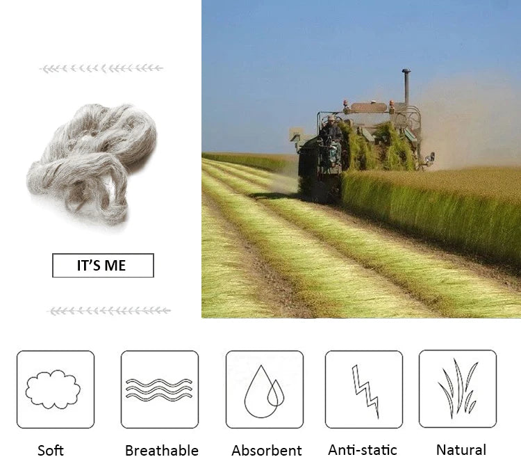 Pure Organic Flax Linen Bedding Set