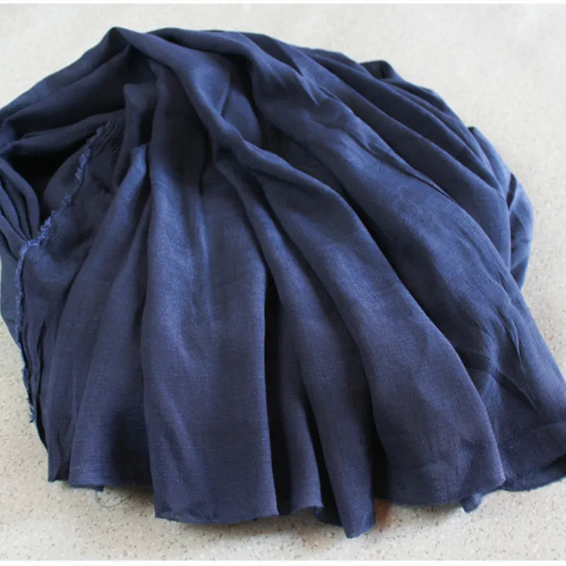 Soft Silk Bamboo Cotton Linen Fabric, Solid Color for Robe, Yoga Clothes, Gallus Lining, Thin, T878