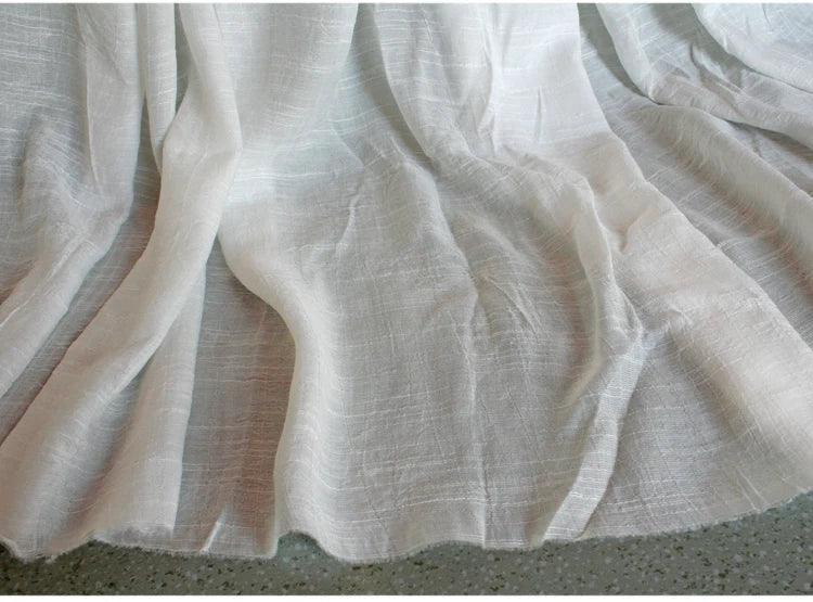 Soft Silk Bamboo Cotton Linen Fabric, Solid Color for Robe, Yoga Clothes, Gallus Lining, Thin, T878