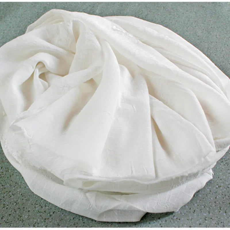 Soft Silk Bamboo Cotton Linen Fabric, Solid Color for Robe, Yoga Clothes, Gallus Lining, Thin, T878