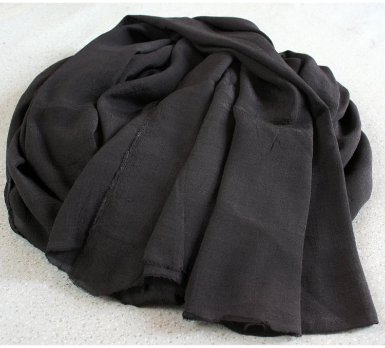 Soft Silk Bamboo Cotton Linen Fabric, Solid Color for Robe, Yoga Clothes, Gallus Lining, Thin, T878