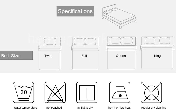 Pure Organic Flax Linen Bedding Set