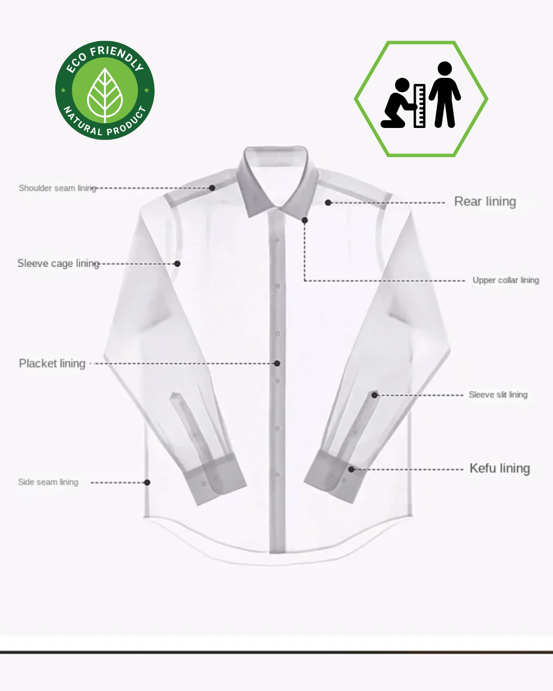 Bamboo Fiber Business Casual - Long Sleeve Shirt