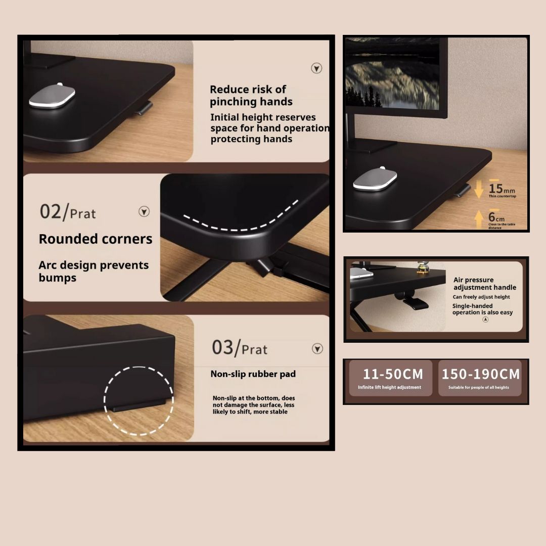 Stand - Up Adjustable - Desk Stand