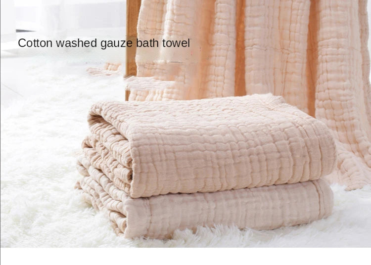 Organic Cotton Blanket Newborn Baby Stuff Muslin Swaddle Wrap  Bedding Receiving Blankets Soft 6 Layer Gauze Sleeping Bath Towel