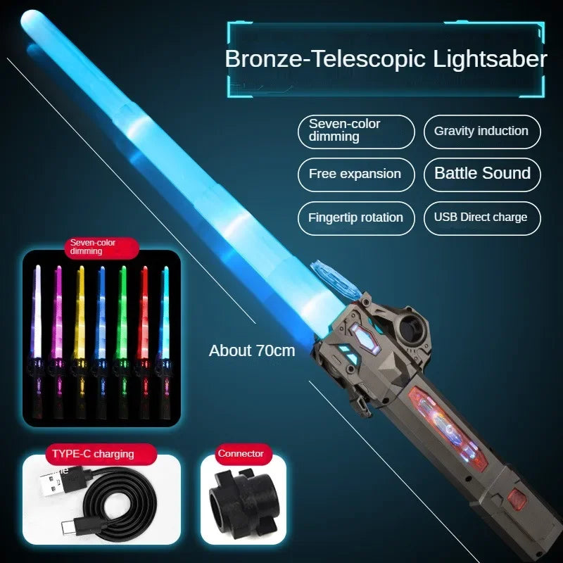 Retractable Lightsaber with USB Charging