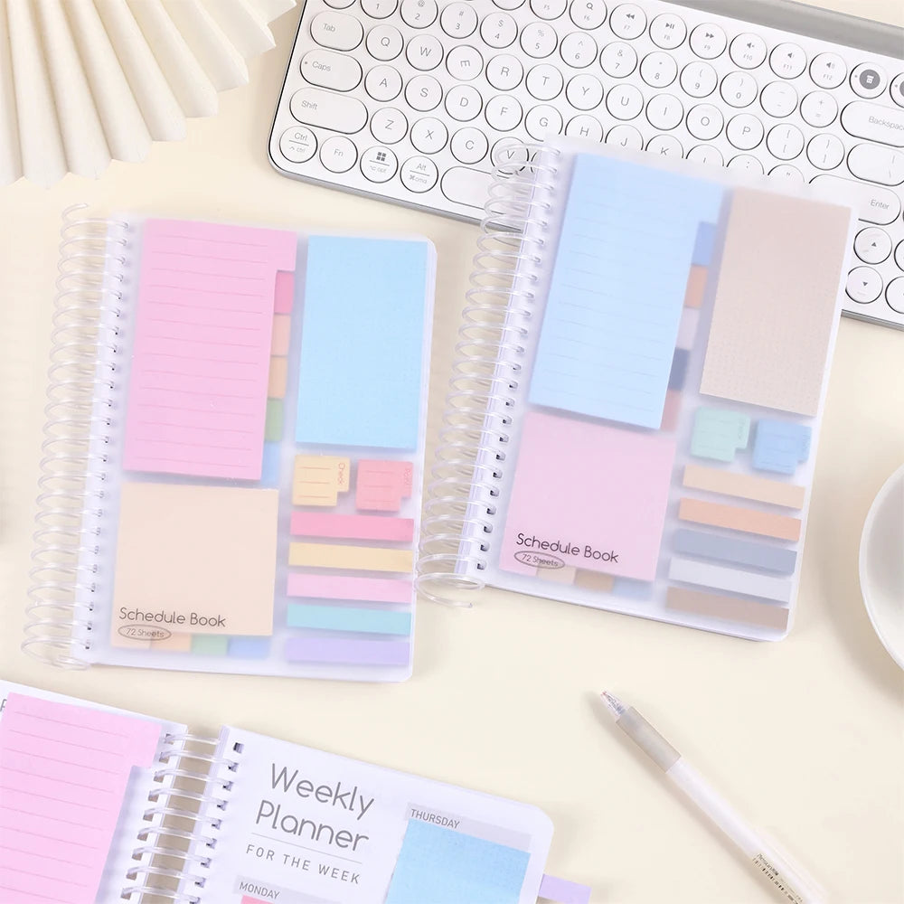72 Sheets Weekly Planner with Sticky Notes