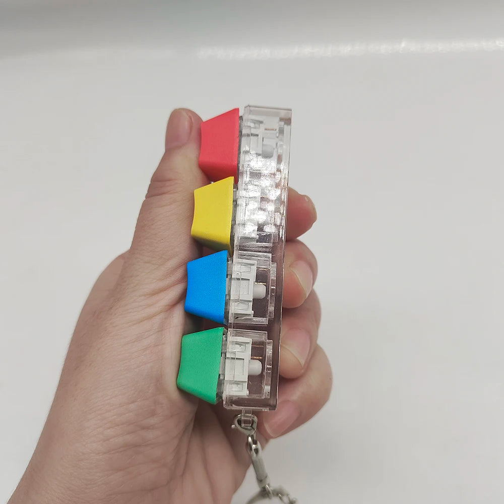 Mechanical Fidget  Keyboard  Keychain