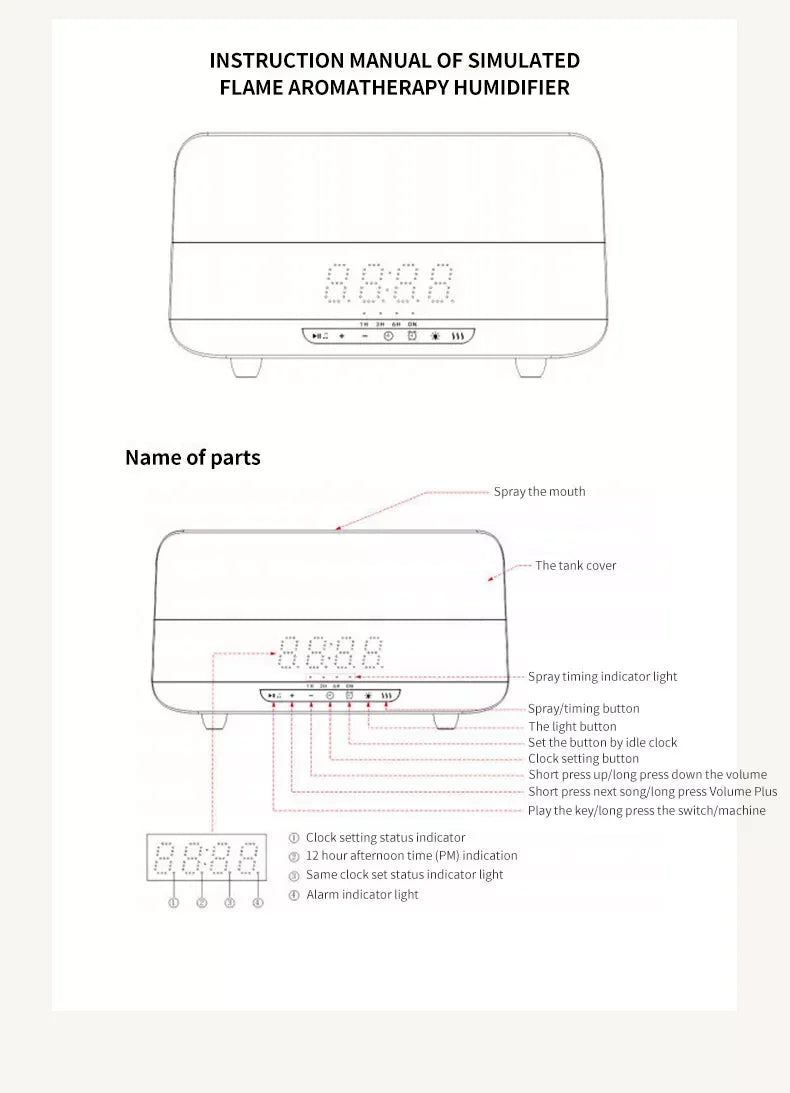 Cool-Mist Impeller Humidifier - with Essential Oil Defuser