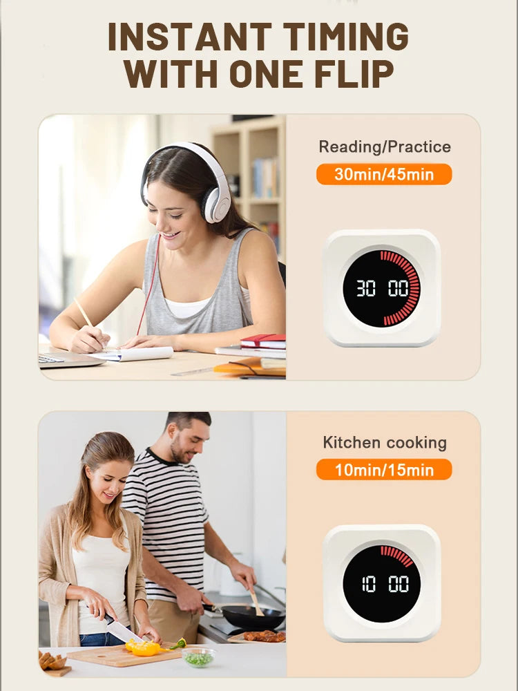 Hexagon Visual Flip Timer